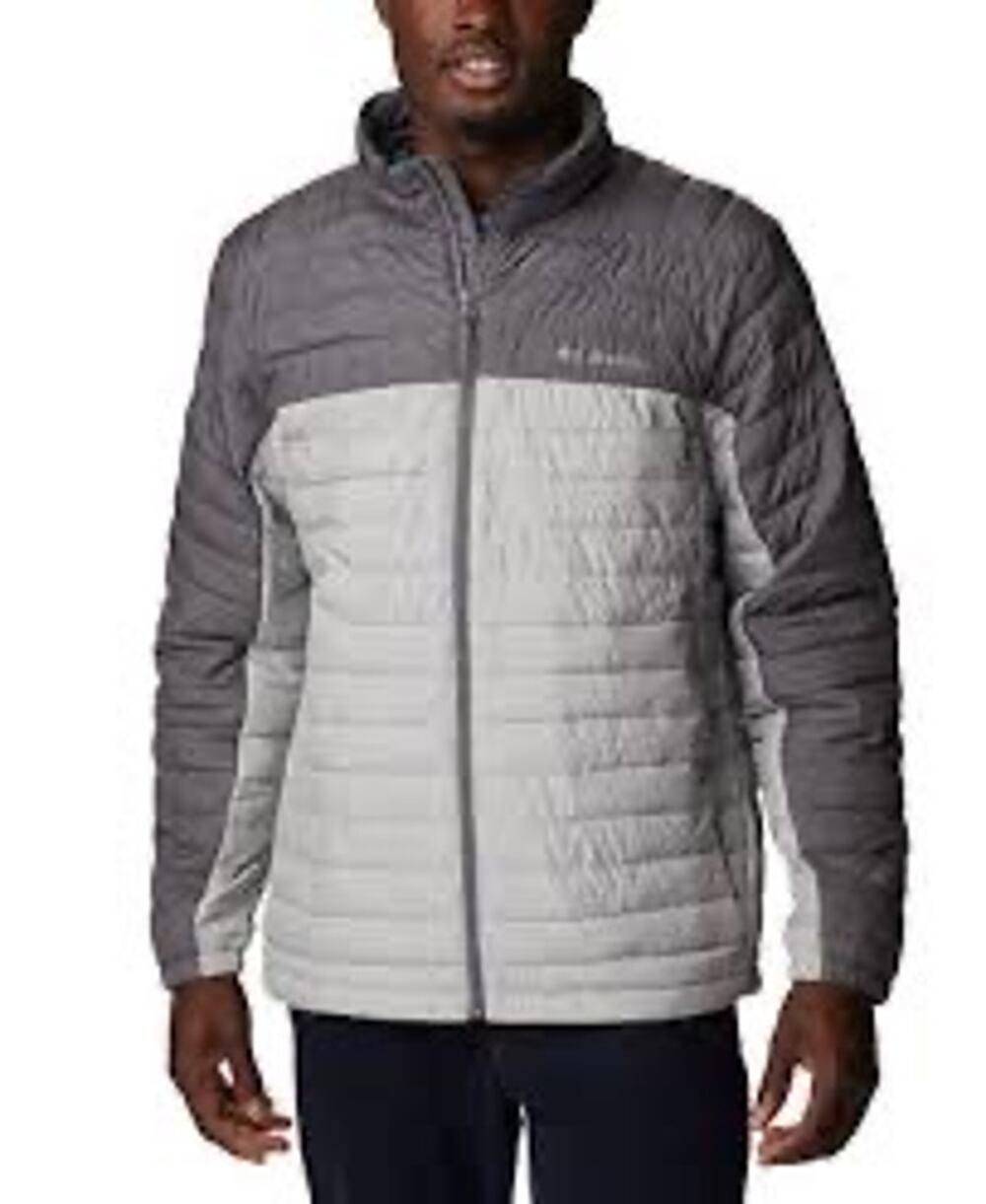 Columbia Men's Silver Falls Packable Insulated Puffer Jacket Sz 1X Gray EUC